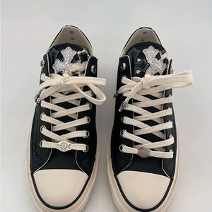 ⚠️CUSTOM⚠️ Converse All Star, with Chrome Hearts details. All sizes